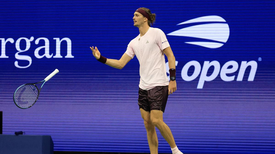 Source-supplied image for: Alexander Zverev goes distance again to reach U.S. Open third round