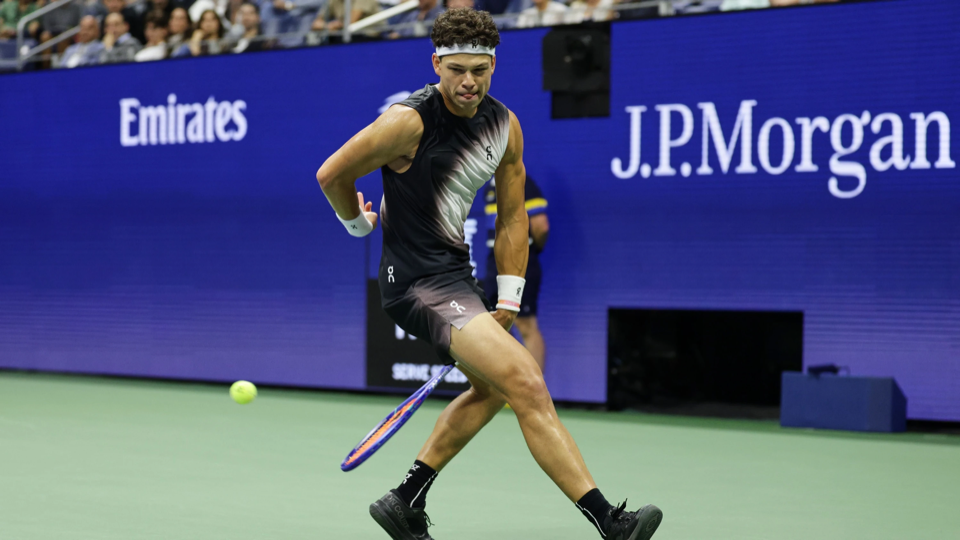 Source-supplied image for: US-Open: Vier Amerikaner erreichen das Viertelfinale